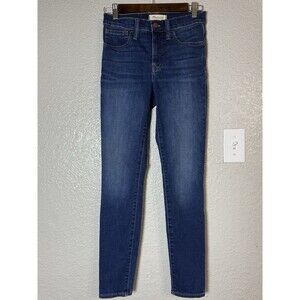 MADEWELL Roadtripper Jeans Women's Size 25 Blue Stretch Denim Skinny Leg Pants